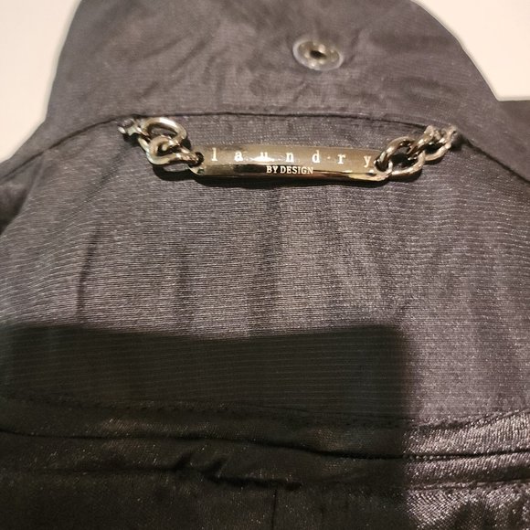 Laundry by Design Black Long  Jacket Sz XS - Picture 4 of 13